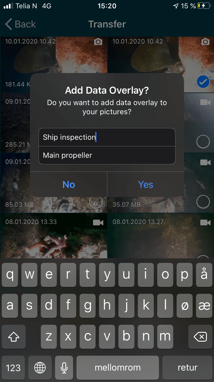 Add Data Overlay Dialog